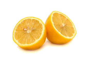 Halves of lemon