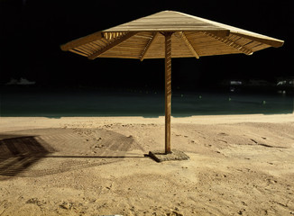 Strand in der Nacht