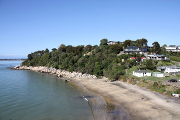 Fototapeta na wymiar Plaża Kaiteriteri pobliżu - Nowa Zelandia