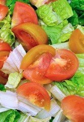 Insalata e pomodori