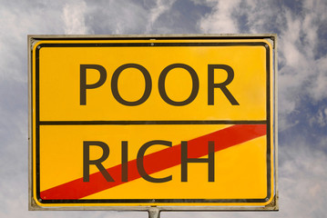poor rich
