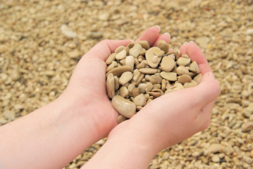 Hand mit Steinen - hand with stones 08