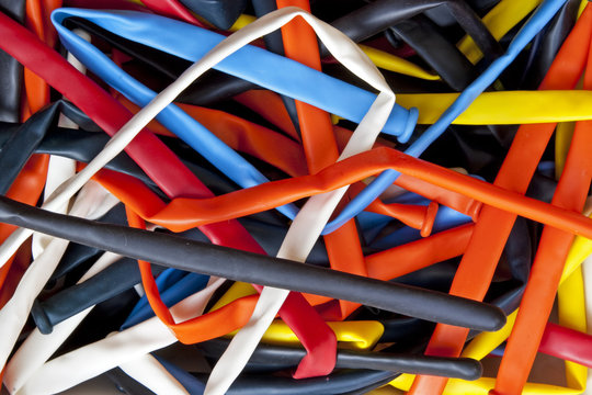 Luftballone unaufgeblasen