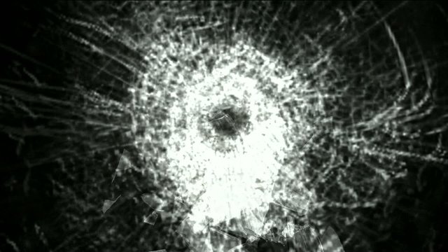 Gun shots in Glass