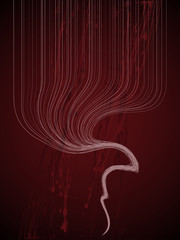 abstract background vector red grunge