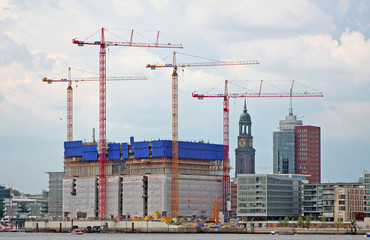 Hamburg: Gro&szlig;baustelle Elbphilharmonie