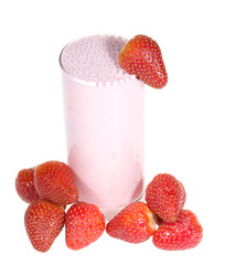 smoothie with strawberry