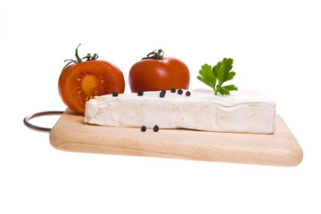 Moldy Cheese on cutting board