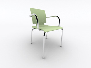 Fototapeta premium Green office chair