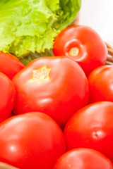 vegetables in a basket