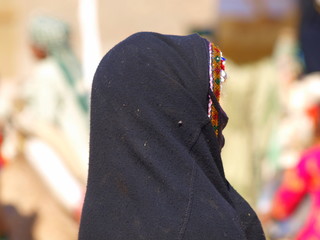 Frau in Afrika