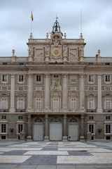 facciata del Palazzo Reale di Madrid