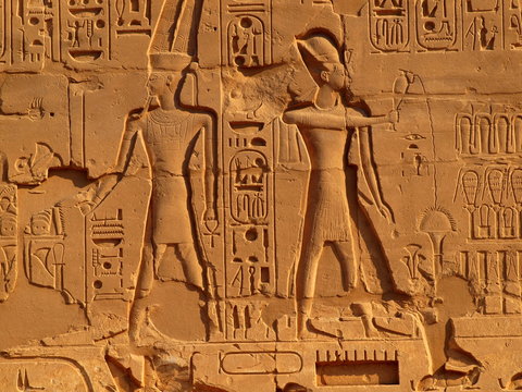 Wandmalerei ( Karnak )