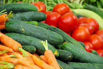 Gemüsemarkt - market stall for vegetable 01