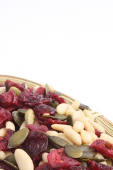 Pine nut, pumpkin seeds and Cranberry