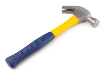 Single blue and yellow hammer