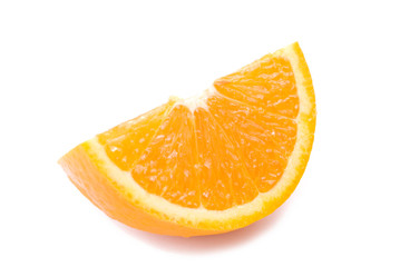 piece of fresh orange fruit