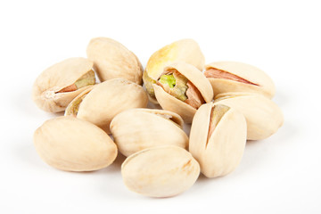 few pistachios