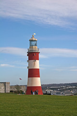 Fototapeta na wymiar Latarnia morska, Plymouth