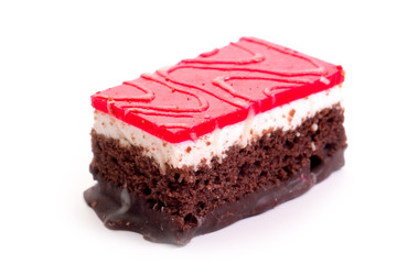 Chocolate slice of cake