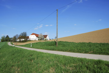 Lonely  farm house