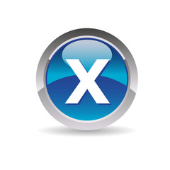 Alphabet logo design - Picto lettre X