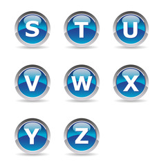 Alphabet logo design - Picto lettres S à Z