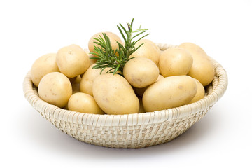 potatoes and fresh rosemary