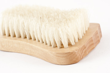 A nail scrubber isolated on white