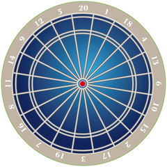 Obraz premium darts target