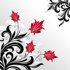 Decorative floral illustration