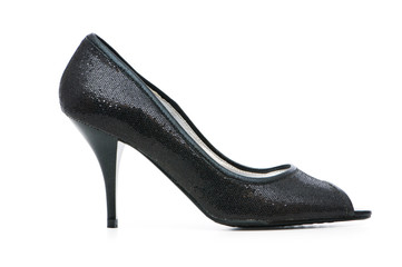 Woman shoes isolated on the white background