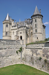 Fototapeta na wymiar Château de Saumur, Dolina Loary