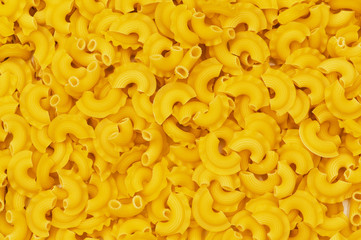 Close up of italian pasta - spiral shaped