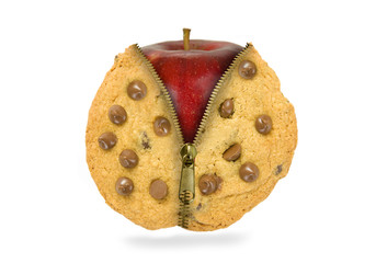 Cookie Changing into an Apple