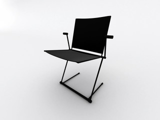 Modern black chair