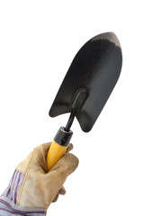 Gardener Holding a Trowel