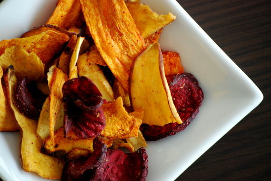 chips de carotte et betterave