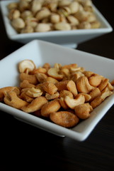 noix de cajou et pistaches