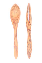 Wooden spoon and fork