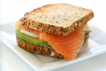 Smoked Salmon Sandwich