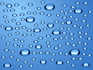 Water drops.
