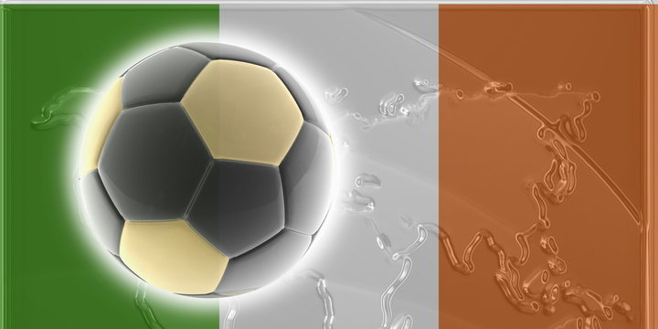 Flag of Ireland soccer