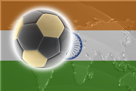 Flag of India soccer