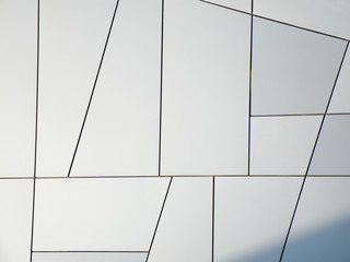geometrical abstract facade detail