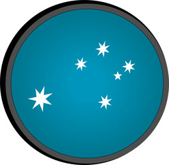 Southern Cross flag buttons