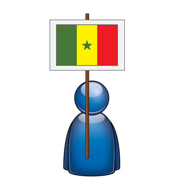 Pancarta Senegal