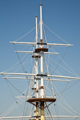 Masts of ship