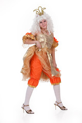 Woman In Masquerade Clothing