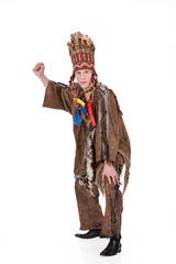 Woman In Masquerade Clothing